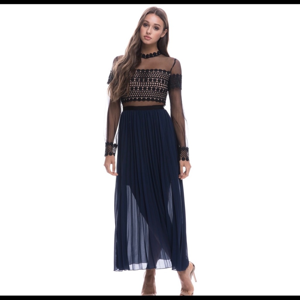 Endless Rose Lace and Mesh Dress-PRICED TO SELL